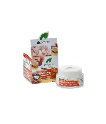 Crème Hydratante à l'Huile d'Argan Marocaine Dr Organic 50ml