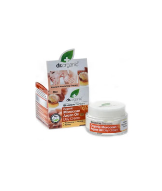Crème Hydratante à l'Huile d'Argan Marocaine Dr Organic 50ml