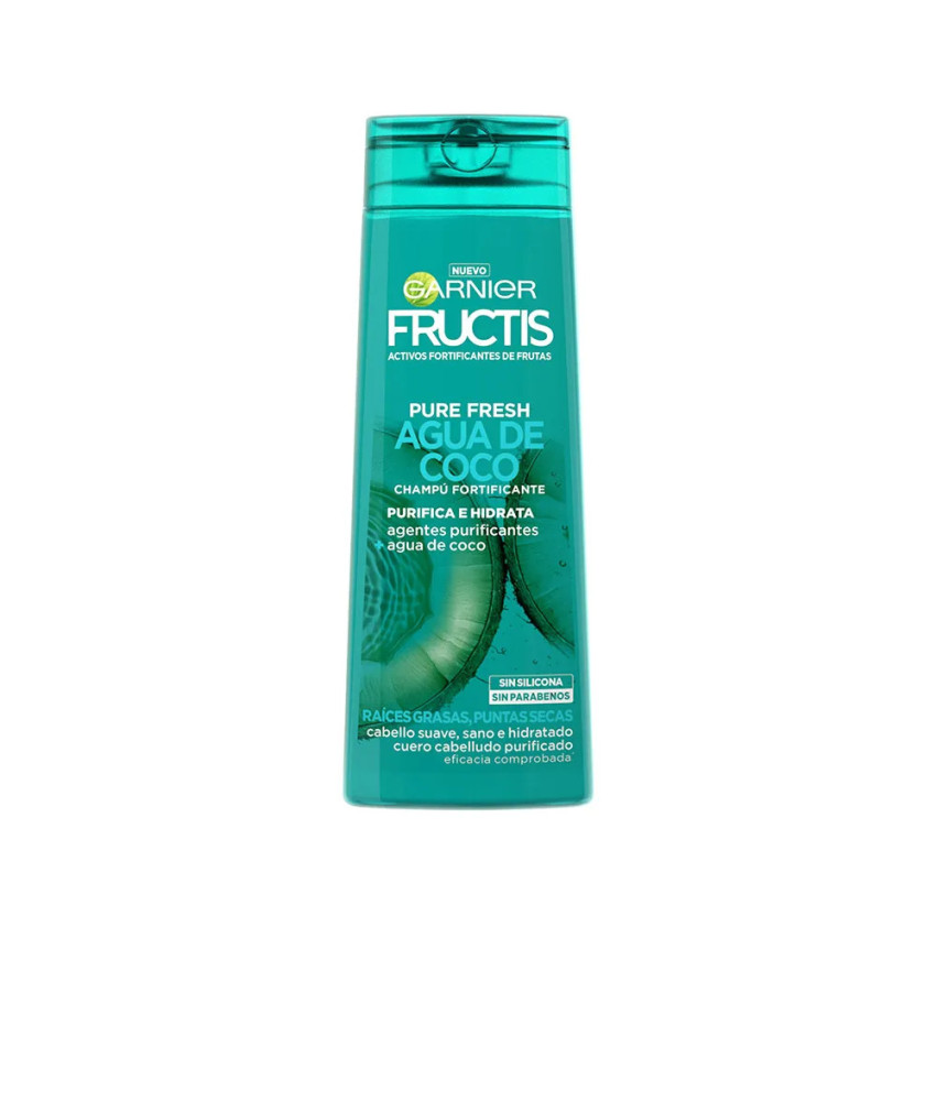 Shampooing Garnier Fructis Pure Fresh à l'eau de coco 360ml