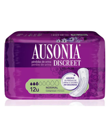 Protection discrète pour l'incontinence : Serviettes Ausonia 12 unités