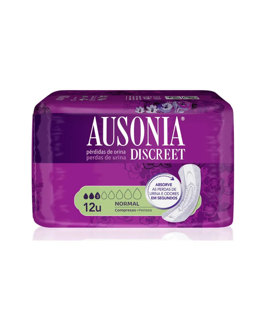 Protection discrète pour l'incontinence : Serviettes Ausonia 12 unités