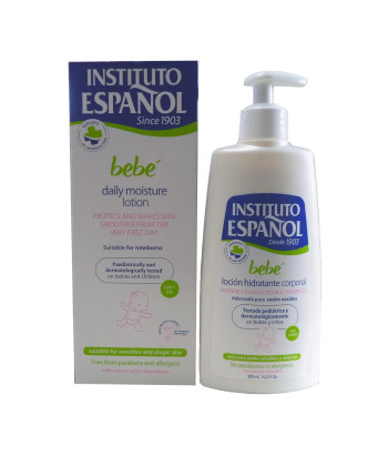 Lotion Corps Bébé Instituto Español Hydratante Sans Allergènes