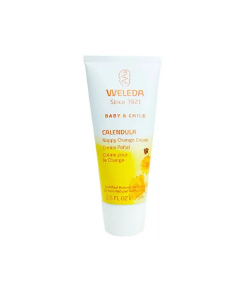 Protégez la peau de bébé avec la Crème Pour Le Change au Calendula Weleda
