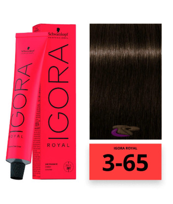 Hair Coloring: Schwarzkopf Igora Tinte 3-65 Castaño Oscuro