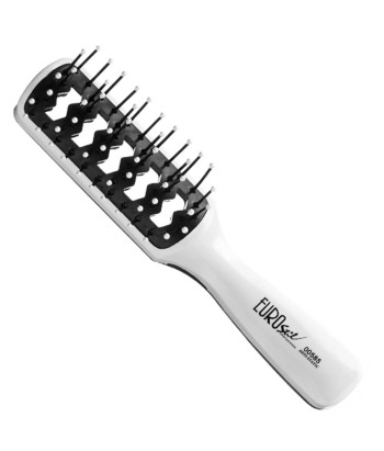 Brosse anti-statique Eurostil Esqueleto bicolore - Petit et efficace