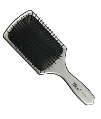 Brosse rectangulaire métallisée Eurostil pour un volume impeccable