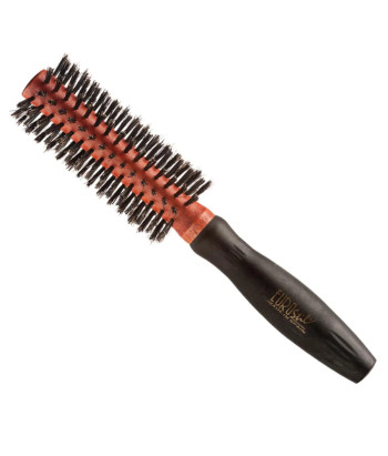 Brosse ronde Eurostil mélange sanglier mangue caoutchouc 18mm