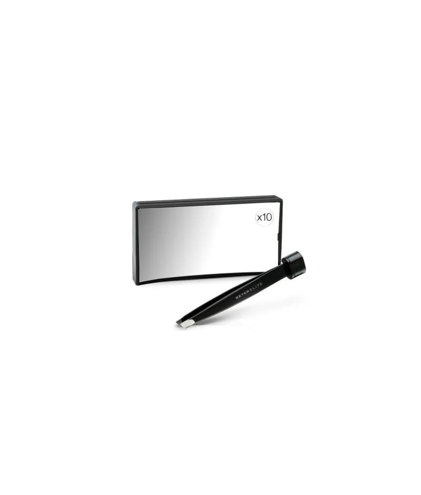 Miroir Rectangulaire Beter Elite X10 avec Pince à Épiler