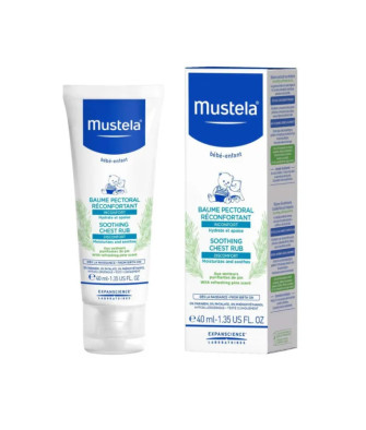 Baume Pectoral Réconfortant Mustela 40ml - Hydratation efficace