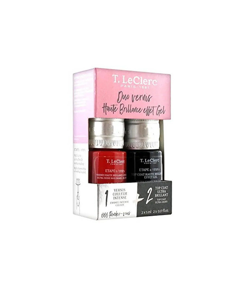 Coffret T.Leclerc Haute Brillance Effet Gel: 2 Produits Glamour
