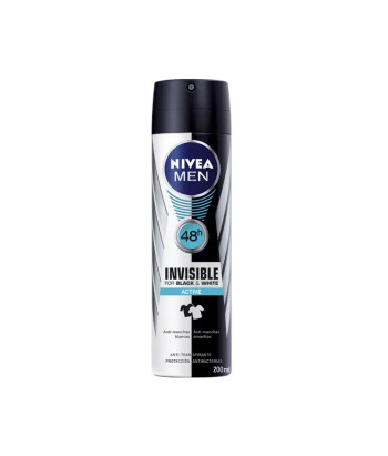 Déodorant Nivea Men Invisible Pour les Actifs Noir et Blanc 200ml