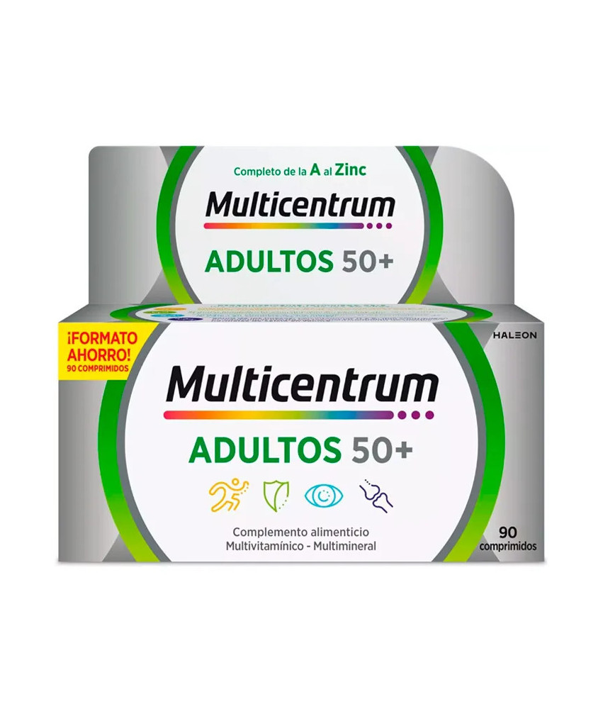 Multicentrum Adultes 50+90 Comprimés - Compléments alimentaires complets