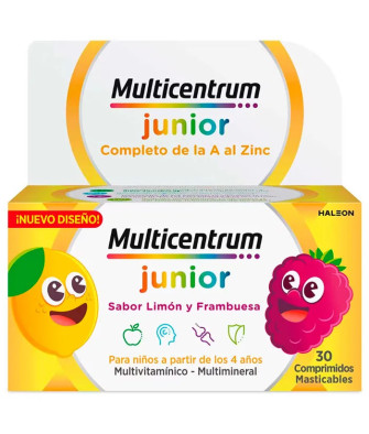 Compléments alimentaires pour enfants: Multicentrum Junior 30 Comprimés