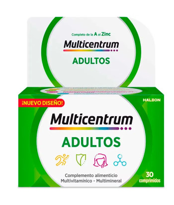 Multicentrum Adultes 30 comprimés - Compléments alimentaires efficaces