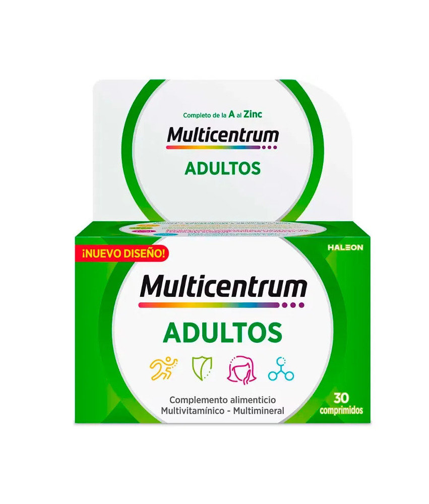 Multicentrum Adultes 30 comprimés - Compléments alimentaires efficaces