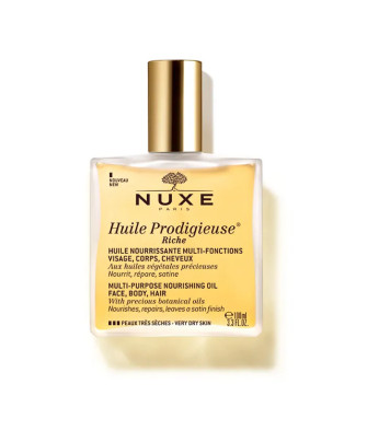 Huile Prodigieuse Riche 100ml pour Peaux Très Sèches