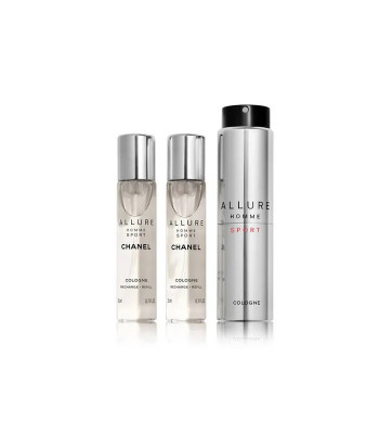 Coffret de voyage rechargeable Chanel Allure Homme Sport - 3 produits