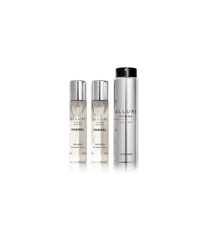Coffret de voyage rechargeable Chanel Allure Homme Sport - 3 produits