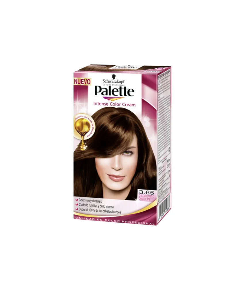 Coloration Intense pour Cheveux Schwarzkopf Palette 3.65 Chocolat Brun