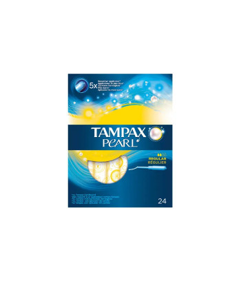 Tampax Pearl Regular 24 Unités: Protection fiable et discrète