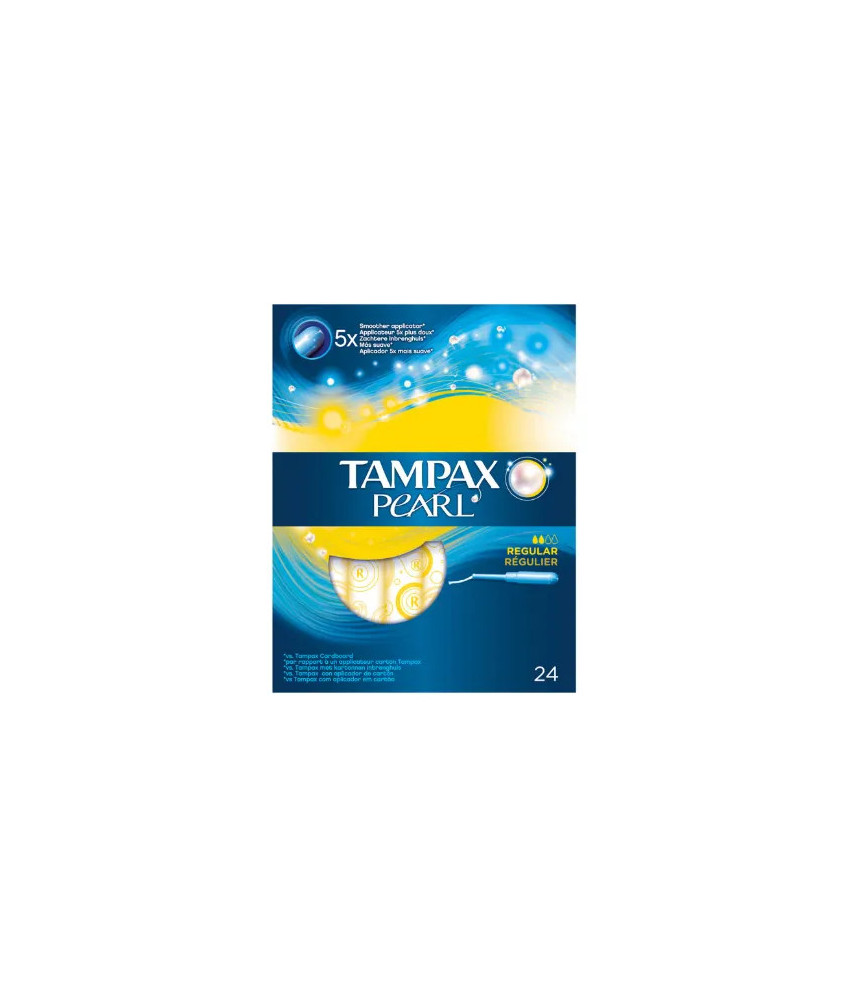Tampax Pearl Regular 24 Unités: Protection fiable et discrète