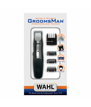 Tondeuse à barbe et stubble Wahl Groomsman: Sans fil, précise et pratique