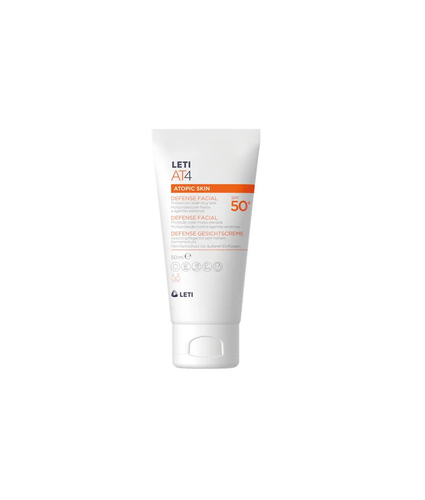 Protection solaire visage SPF50+ pour peaux atopiques sensibles
