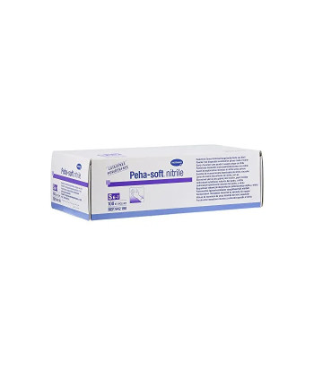 Gants nitrile Hartmann Peha Soft - Taille Petite 100 unités