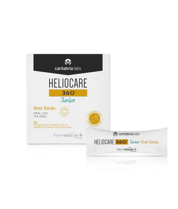 Nutricosmétique pour enfants: Heliocare 360º Junior Oral Sticks 20 Unités
