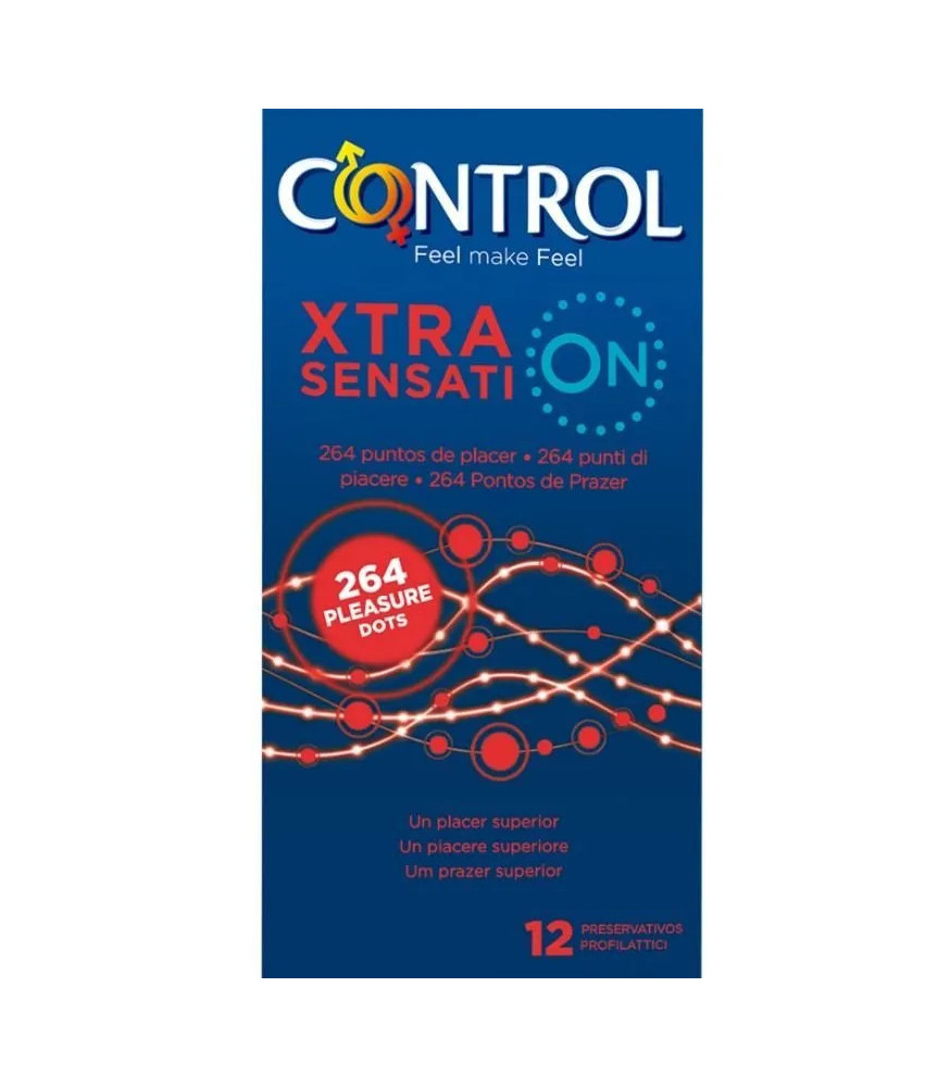 Préservatifs Control Xtra Sensation 12 pièces