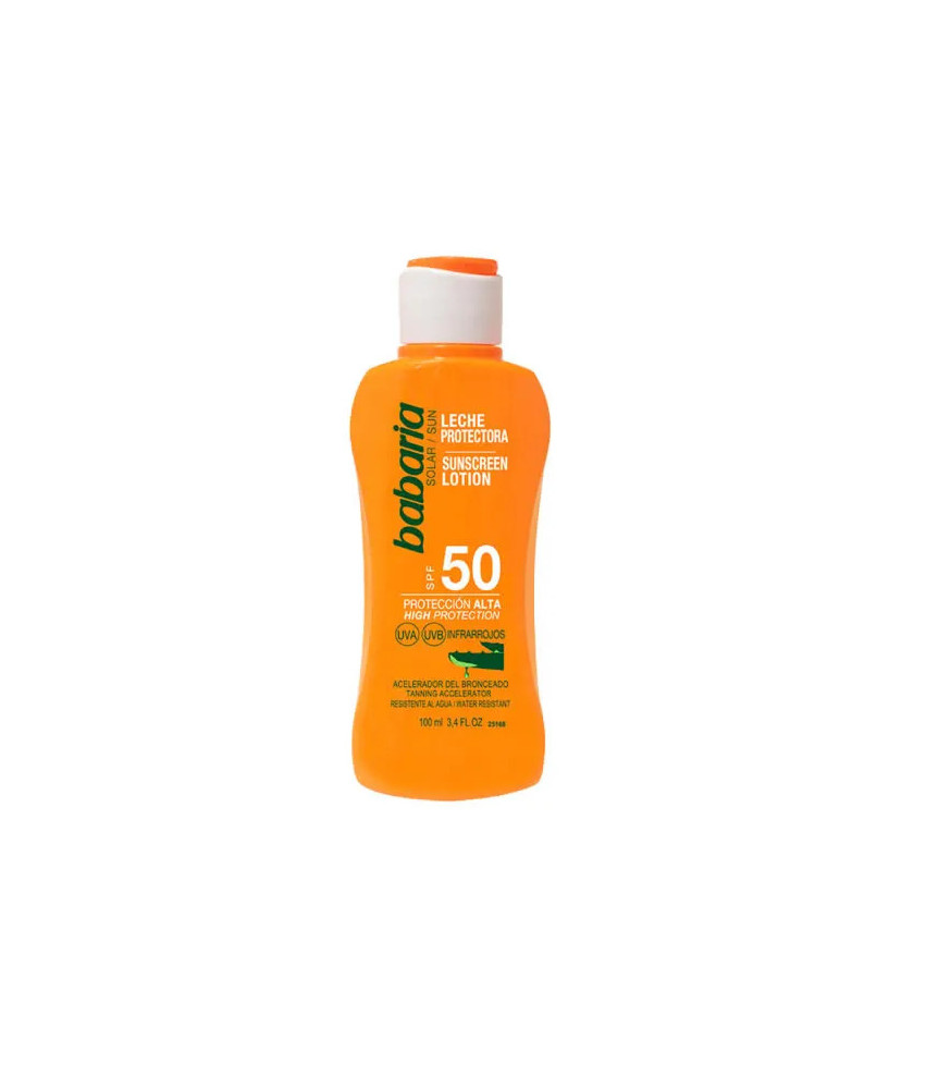 Protégez votre peau avec Babaria Sunscreen Lotion SPF50 100ml