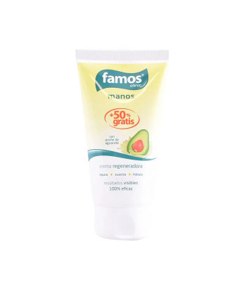 Crème mains régénérante à l'huile d'avocat Famos 75ml