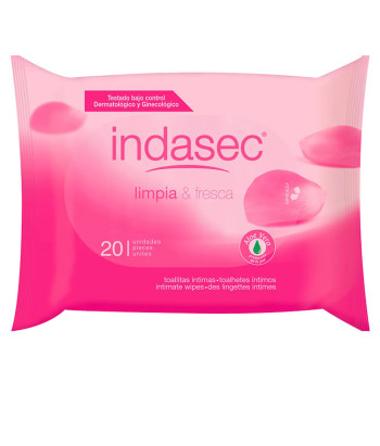  Lingettes intimes Indasec Clean And Fresh: Fraîcheur en un geste