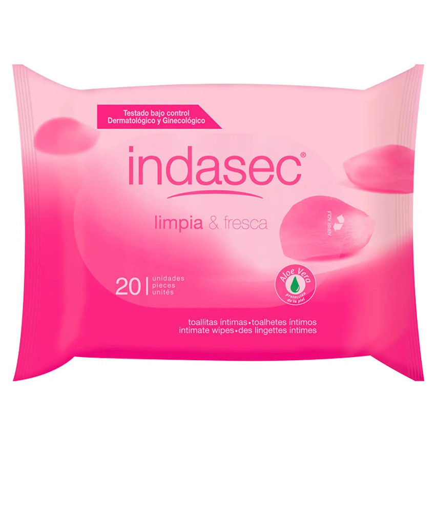  Lingettes intimes Indasec Clean And Fresh: Fraîcheur en un geste