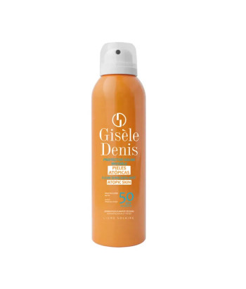 Protection maximale pour peau atopique avec Gisèle Denis Clear Sunscreen Mist SPF50
