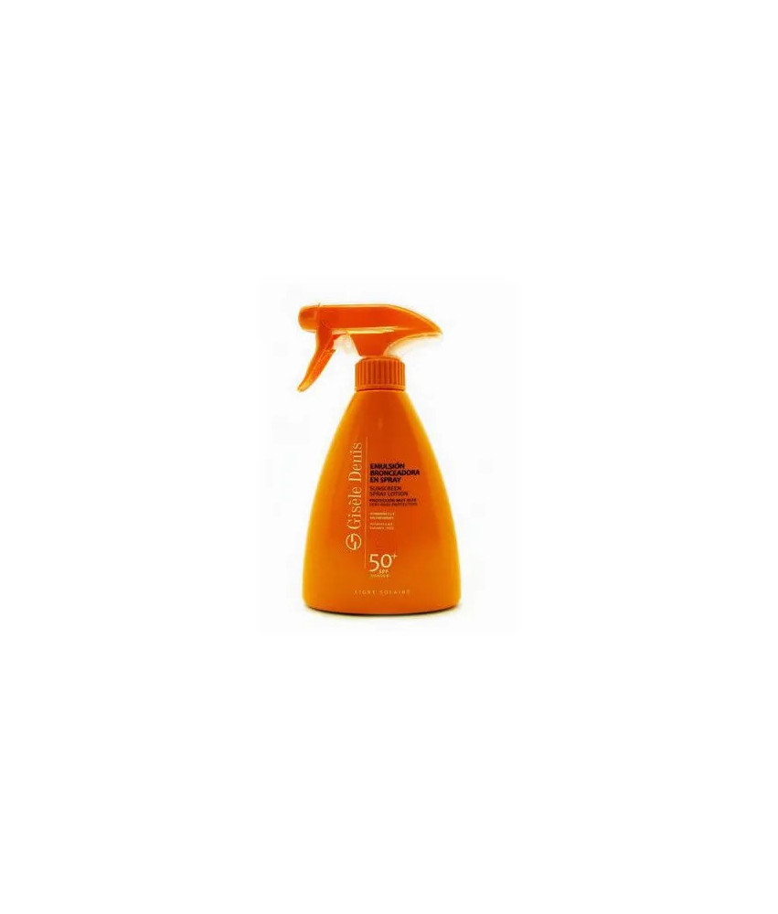 Protection solaire optimale avec le Spray Solaire Gisèle Denis SPF50 400ml
