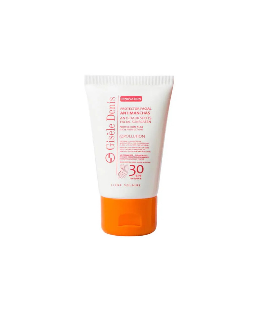 Protection solaire efficace avec Gisèle Denis Suntan Lotion Visage Anti Tache SPF30