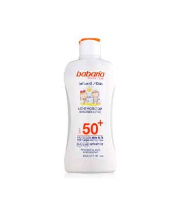 Protégez votre enfant du soleil avec la lotion solaire Babaria Sun Kids SPF50