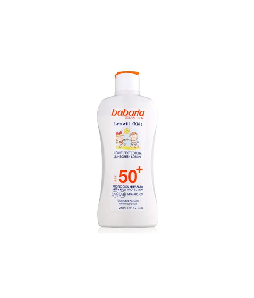 Protégez votre enfant du soleil avec la lotion solaire Babaria Sun Kids SPF50