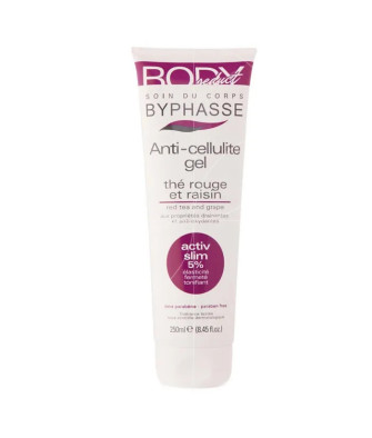 Gel Anti Cellulite Thé Rouge et Raisin 250ml - BYPHASSE