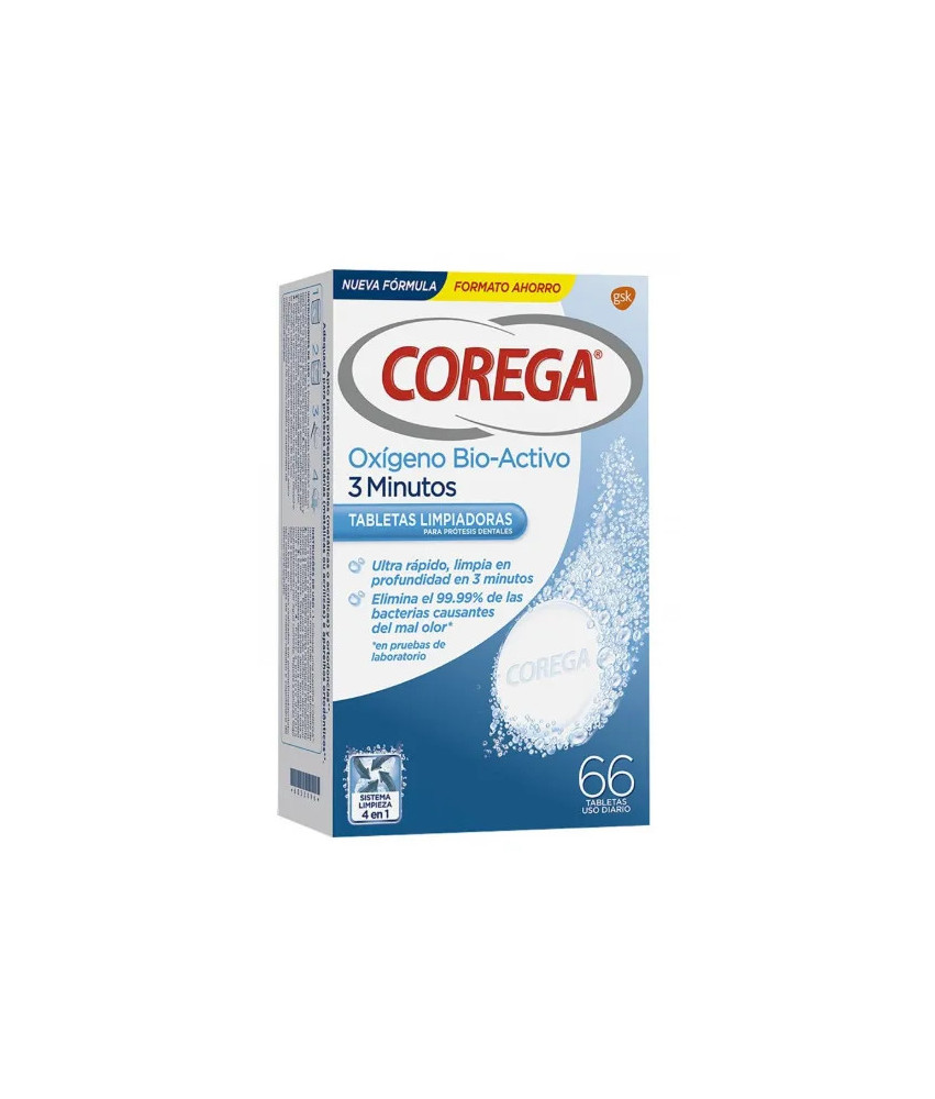 Des dents propres en 3 minutes avec Corega Oxygène Actif