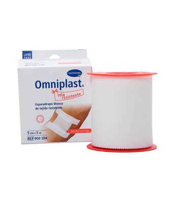 Sparadrap blanc Hartmann Omniplast 5cmx5m