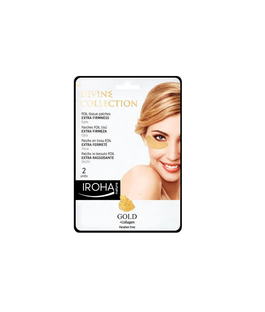 Patchs Yeux Extra Fermeté Iroha Nature Gold - Regard éclatant