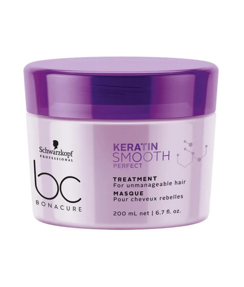 Masque Schwarzkopf Keratin Smooth Perfect pour Cheveux Rebelles
