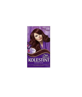 Coloration Wella Kolestint Baume 4.66 Brun
