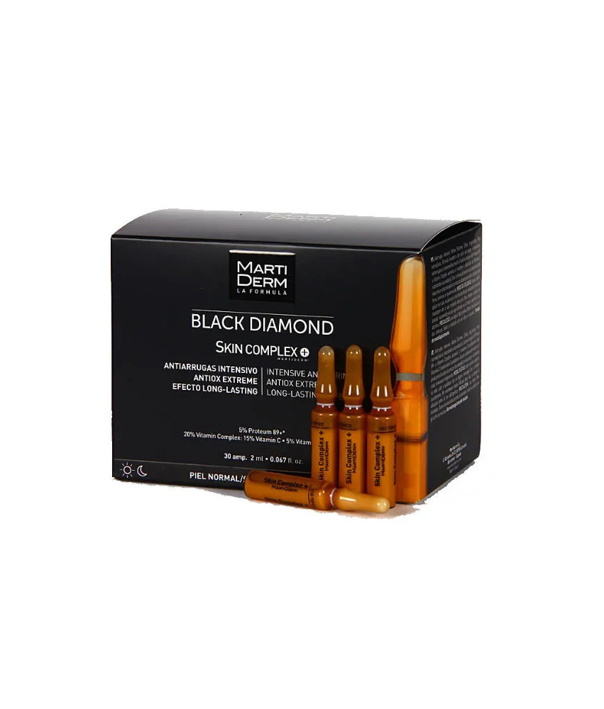 Martiderm Black Diamond Skin Complex+ 30 Vial - Complexe Anti-Âge Intense