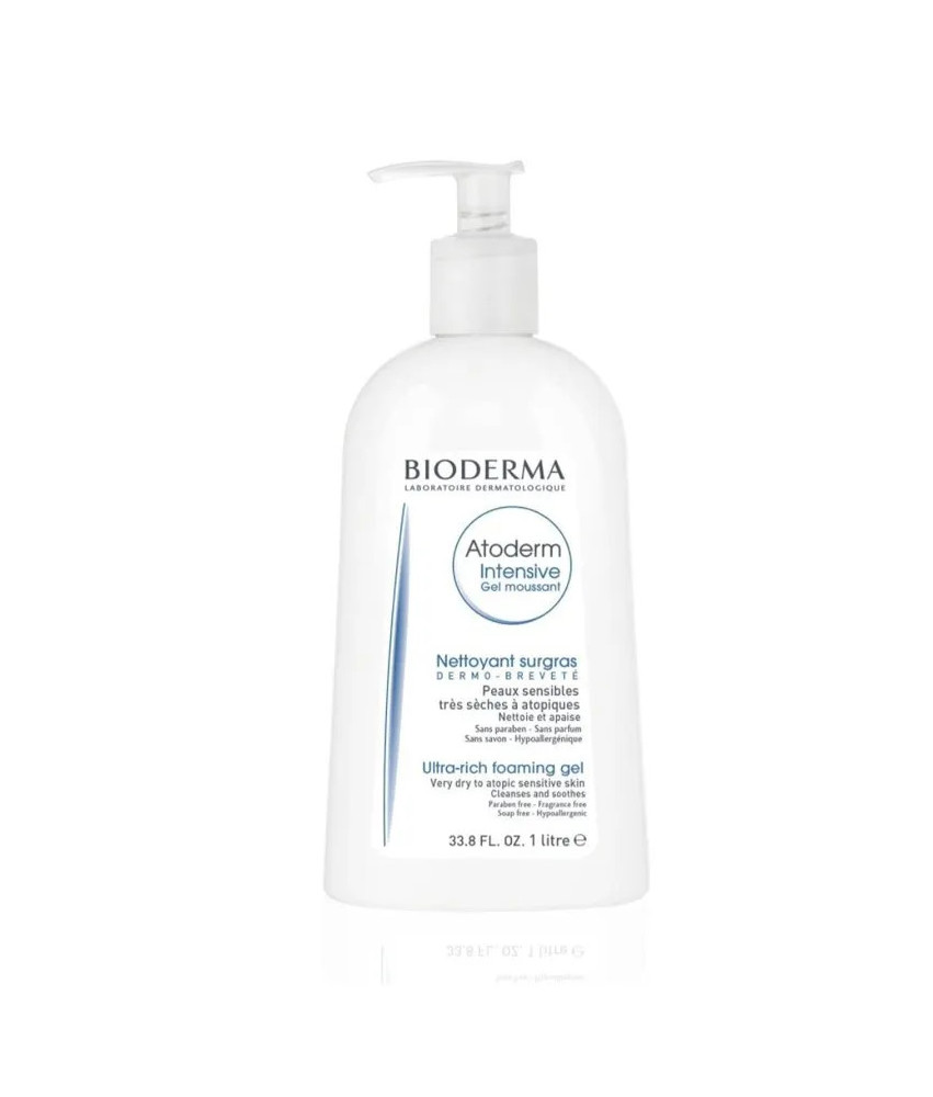 Bioderma Atoderm Gel Douche Moussant 1000ml - Douceur au Quotidien