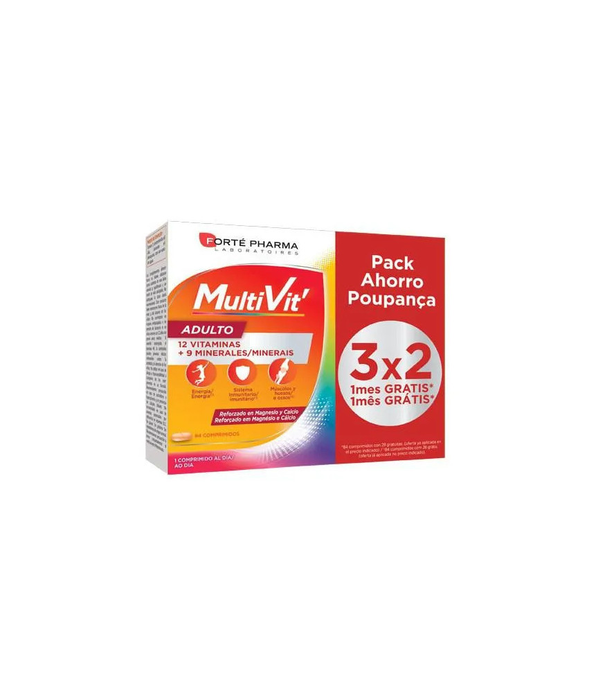 Boostez votre énergie avec Forté Pharma Energy Multivit Adultes 84 Comp