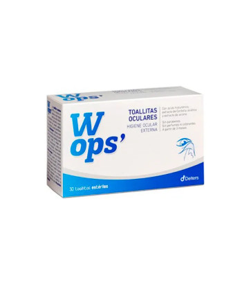 Lingettes pour les Yeux Deiters Wops 30U
