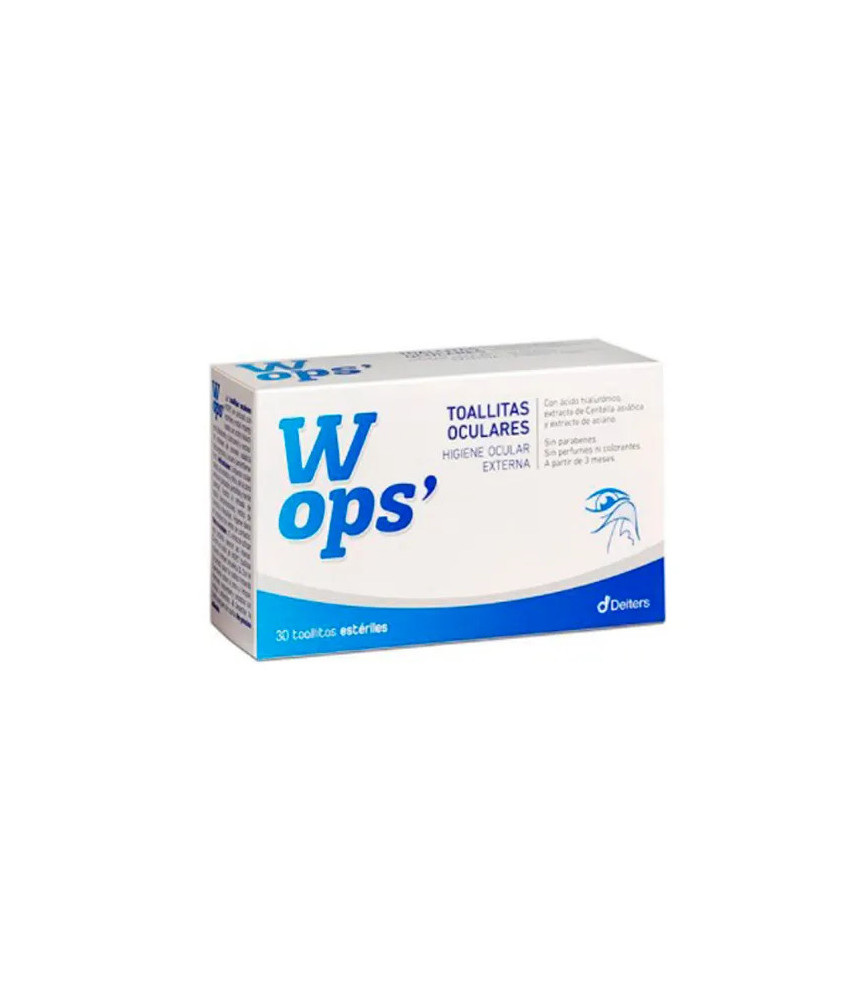 Lingettes pour les Yeux Deiters Wops 30U